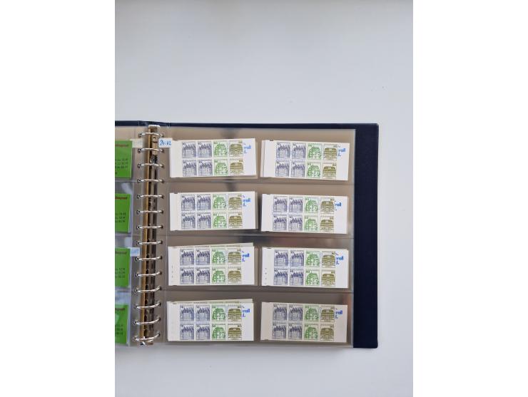 1960/2000, umfangreiche Sammlung der postfrischen Markenheftchen von Bund/Berlin in 19 SAFE-Ringbindern, sehr spezialisiert u