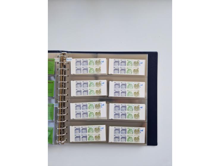 1960/2000, umfangreiche Sammlung der postfrischen Markenheftchen von Bund/Berlin in 19 SAFE-Ringbindern, sehr spezialisiert u