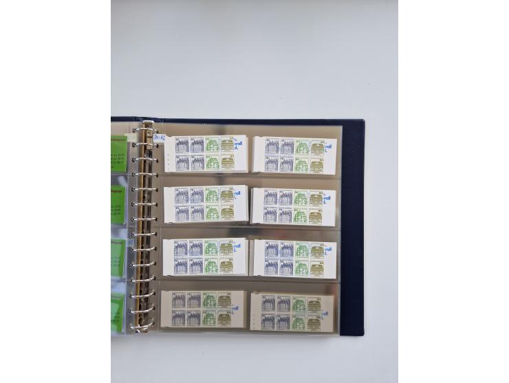 1960/2000, umfangreiche Sammlung der postfrischen Markenheftchen von Bund/Berlin in 19 SAFE-Ringbindern, sehr spezialisiert u