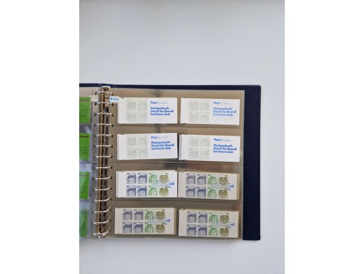 1960/2000, umfangreiche Sammlung der postfrischen Markenheftchen von Bund/Berlin in 19 SAFE-Ringbindern, sehr spezialisiert u