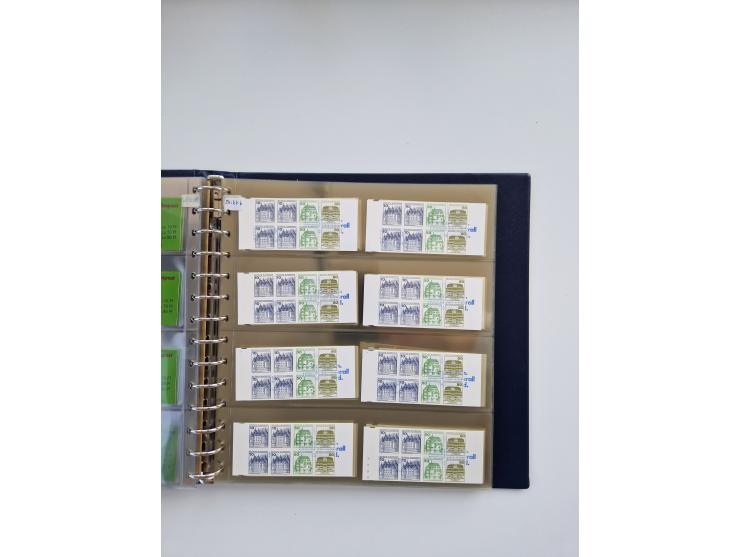 1960/2000, umfangreiche Sammlung der postfrischen Markenheftchen von Bund/Berlin in 19 SAFE-Ringbindern, sehr spezialisiert u