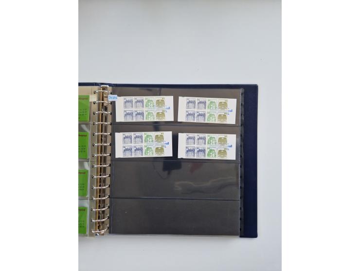 1960/2000, umfangreiche Sammlung der postfrischen Markenheftchen von Bund/Berlin in 19 SAFE-Ringbindern, sehr spezialisiert u