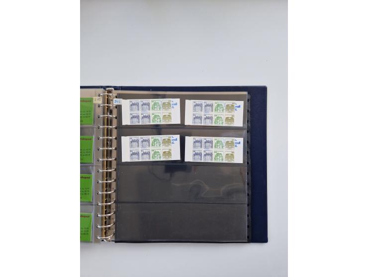 1960/2000, umfangreiche Sammlung der postfrischen Markenheftchen von Bund/Berlin in 19 SAFE-Ringbindern, sehr spezialisiert u
