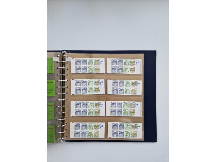 1960/2000, umfangreiche Sammlung der postfrischen Markenheftchen von Bund/Berlin in 19 SAFE-Ringbindern, sehr spezialisiert u