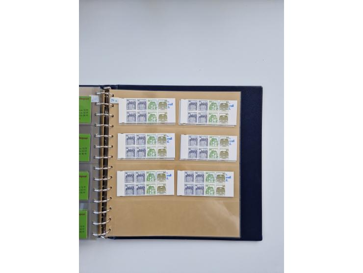 1960/2000, umfangreiche Sammlung der postfrischen Markenheftchen von Bund/Berlin in 19 SAFE-Ringbindern, sehr spezialisiert u