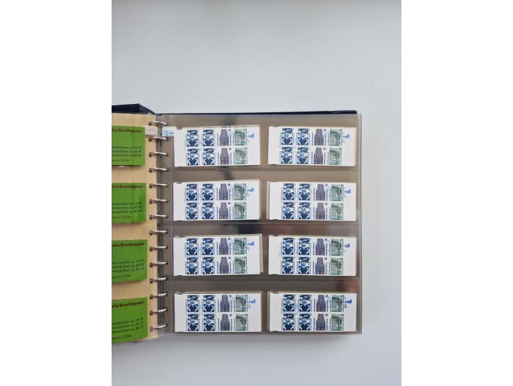 1960/2000, umfangreiche Sammlung der postfrischen Markenheftchen von Bund/Berlin in 19 SAFE-Ringbindern, sehr spezialisiert u