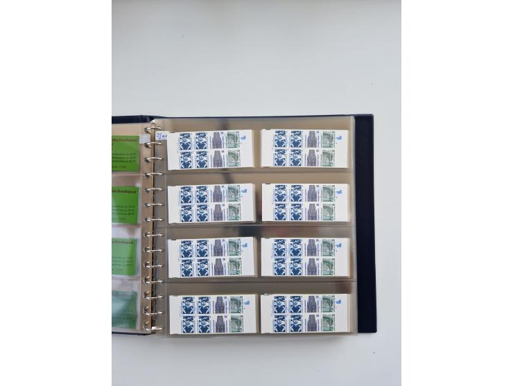 1960/2000, umfangreiche Sammlung der postfrischen Markenheftchen von Bund/Berlin in 19 SAFE-Ringbindern, sehr spezialisiert u