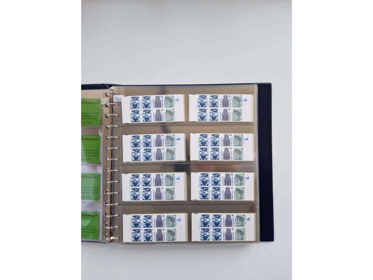 1960/2000, umfangreiche Sammlung der postfrischen Markenheftchen von Bund/Berlin in 19 SAFE-Ringbindern, sehr spezialisiert u