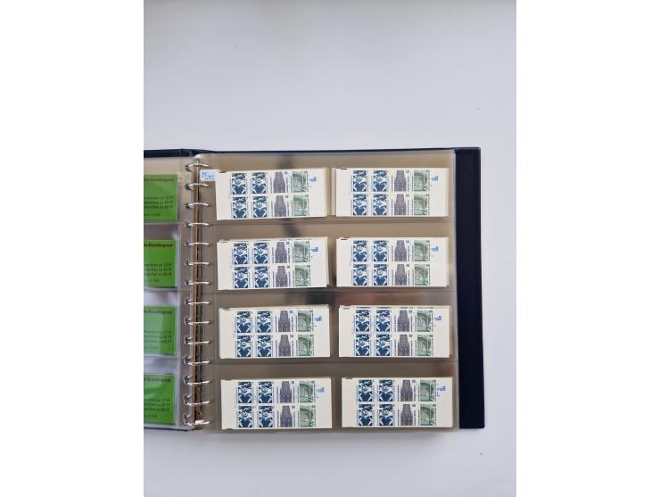 1960/2000, umfangreiche Sammlung der postfrischen Markenheftchen von Bund/Berlin in 19 SAFE-Ringbindern, sehr spezialisiert u