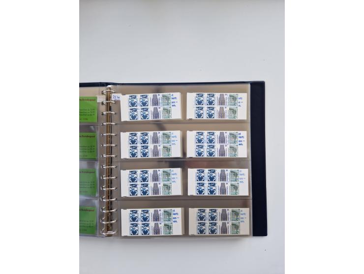 1960/2000, umfangreiche Sammlung der postfrischen Markenheftchen von Bund/Berlin in 19 SAFE-Ringbindern, sehr spezialisiert u