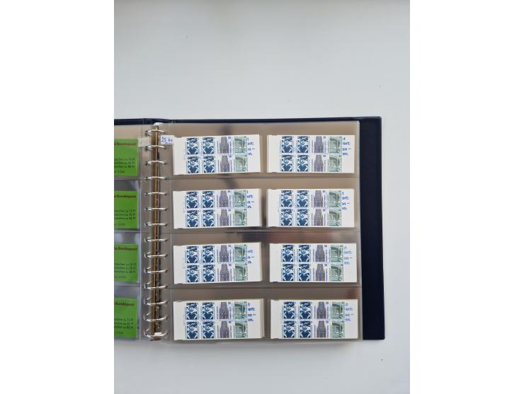1960/2000, umfangreiche Sammlung der postfrischen Markenheftchen von Bund/Berlin in 19 SAFE-Ringbindern, sehr spezialisiert u