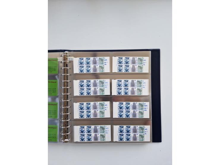 1960/2000, umfangreiche Sammlung der postfrischen Markenheftchen von Bund/Berlin in 19 SAFE-Ringbindern, sehr spezialisiert u