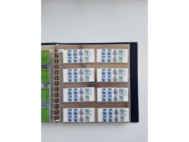 1960/2000, umfangreiche Sammlung der postfrischen Markenheftchen von Bund/Berlin in 19 SAFE-Ringbindern, sehr spezialisiert u