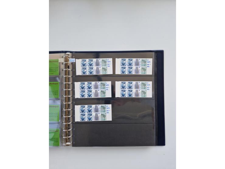 1960/2000, umfangreiche Sammlung der postfrischen Markenheftchen von Bund/Berlin in 19 SAFE-Ringbindern, sehr spezialisiert u