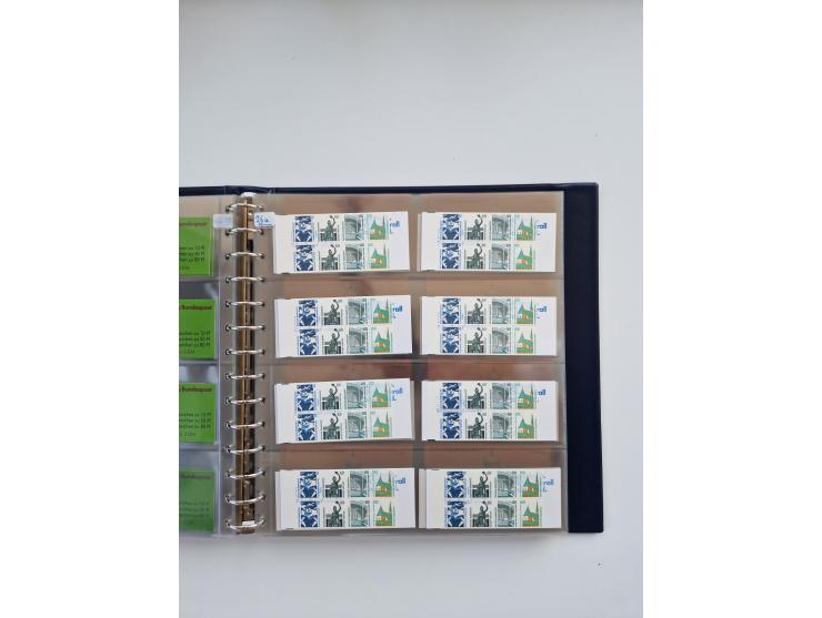 1960/2000, umfangreiche Sammlung der postfrischen Markenheftchen von Bund/Berlin in 19 SAFE-Ringbindern, sehr spezialisiert u