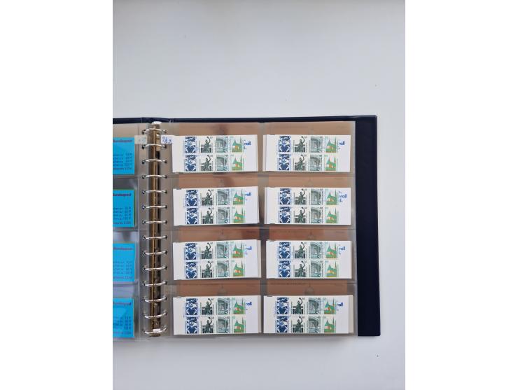 1960/2000, umfangreiche Sammlung der postfrischen Markenheftchen von Bund/Berlin in 19 SAFE-Ringbindern, sehr spezialisiert u