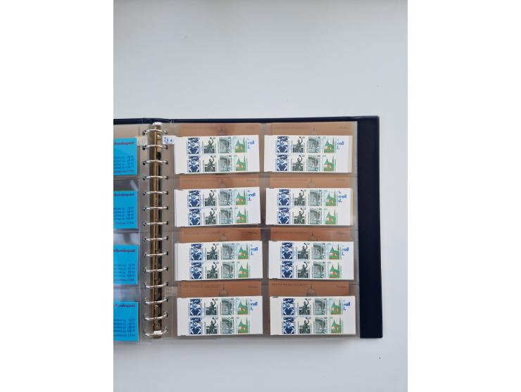 1960/2000, umfangreiche Sammlung der postfrischen Markenheftchen von Bund/Berlin in 19 SAFE-Ringbindern, sehr spezialisiert u
