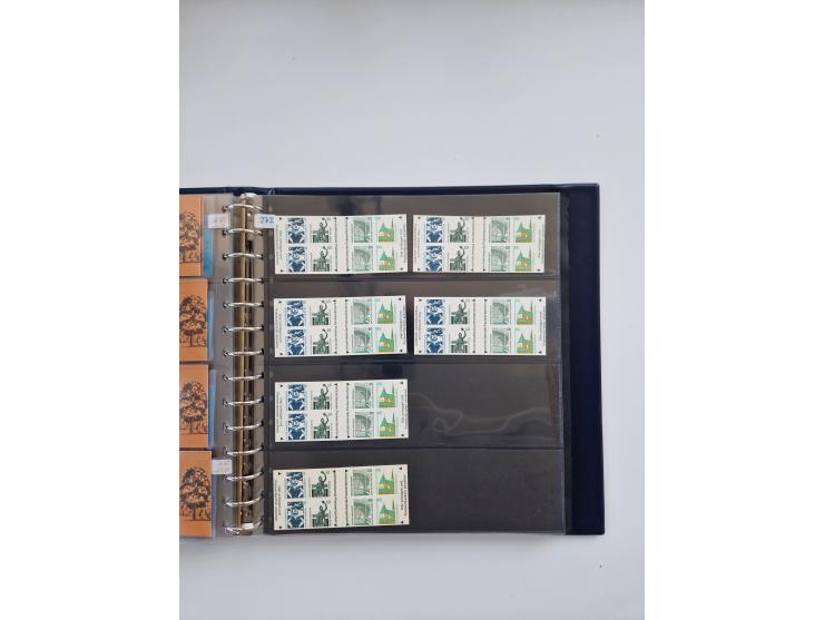 1960/2000, umfangreiche Sammlung der postfrischen Markenheftchen von Bund/Berlin in 19 SAFE-Ringbindern, sehr spezialisiert u