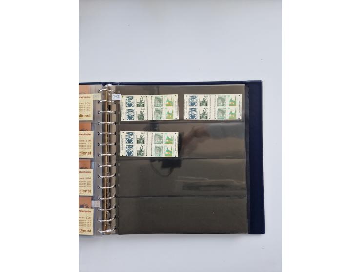 1960/2000, umfangreiche Sammlung der postfrischen Markenheftchen von Bund/Berlin in 19 SAFE-Ringbindern, sehr spezialisiert u
