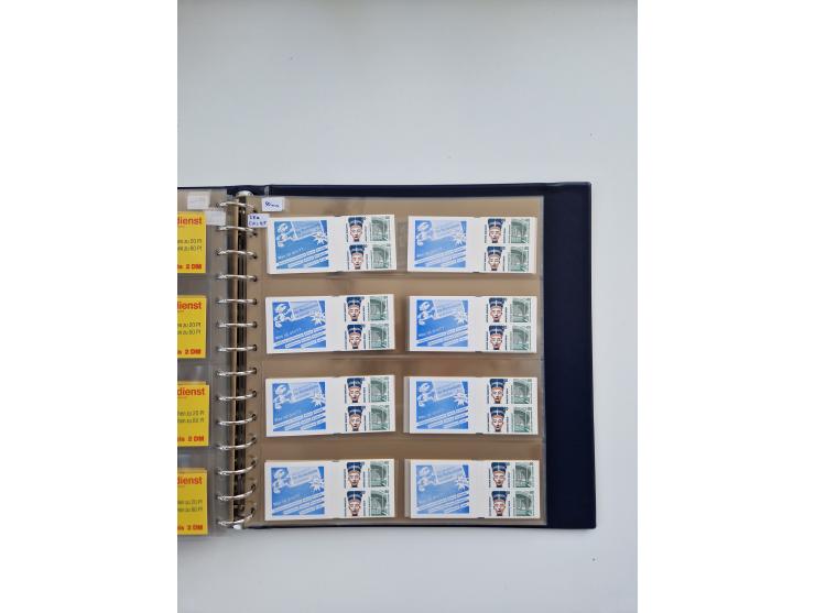 1960/2000, umfangreiche Sammlung der postfrischen Markenheftchen von Bund/Berlin in 19 SAFE-Ringbindern, sehr spezialisiert u
