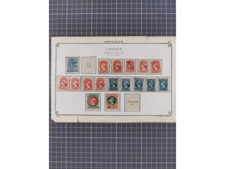 1851/90 (ca.), unused and mostly used collection, including fiscals up to the dollar value, noted a selection of Dominion of 