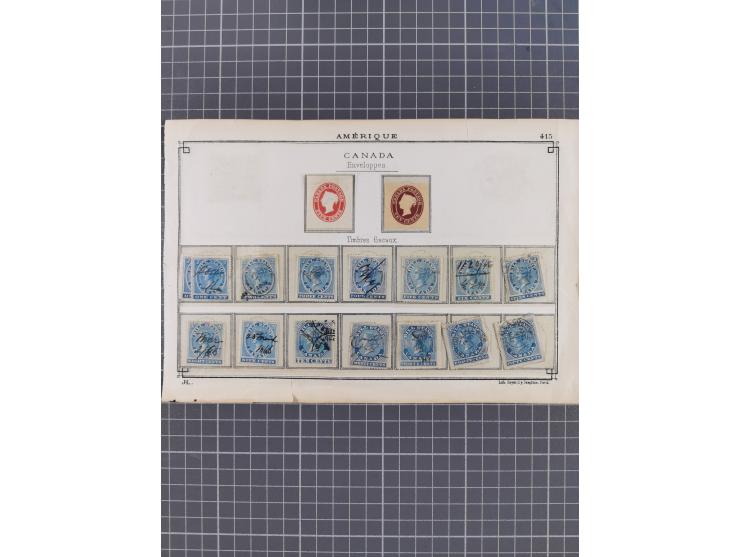 1851/90 (ca.), unused and mostly used collection, including fiscals up to the dollar value, noted a selection of Dominion of 