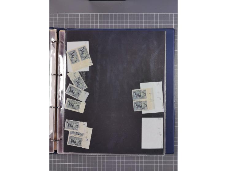 1922, meist postfrische, reichhaltige Prüf- und Vergleichssammlung der Mi.-Nr. 196, dabei viele Einzelmarken, Druckereizeiche