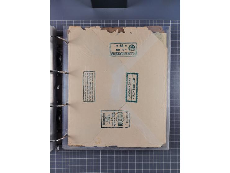 1921/22, postfrischer und ungebrauchter Bestand mit etwas über 200 Bogen und Bogenteilen, dabei Walzen- und Plattenbogen, HAN