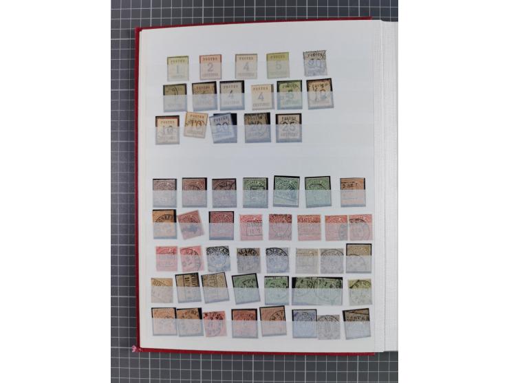 Bergedorf bis NDP, meist gestempelte und ungebrauchte Sammlung mit besseren Marken, Farben und Besonderheiten, &nbsp;Schwerpu