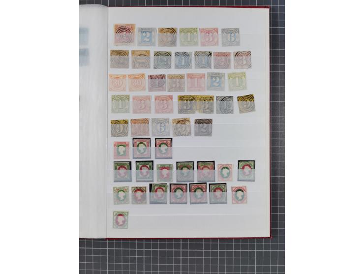 Bergedorf bis NDP, meist gestempelte und ungebrauchte Sammlung mit besseren Marken, Farben und Besonderheiten, &nbsp;Schwerpu