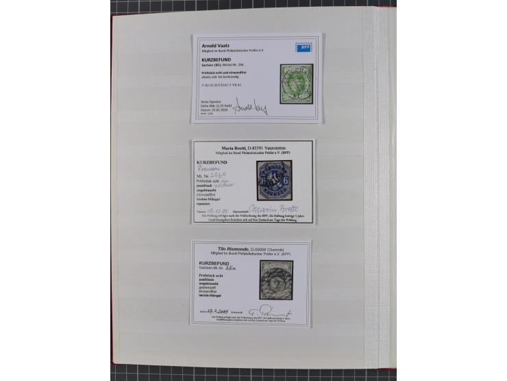 Bergedorf bis NDP, meist gestempelte und ungebrauchte Sammlung mit besseren Marken, Farben und Besonderheiten, &nbsp;Schwerpu