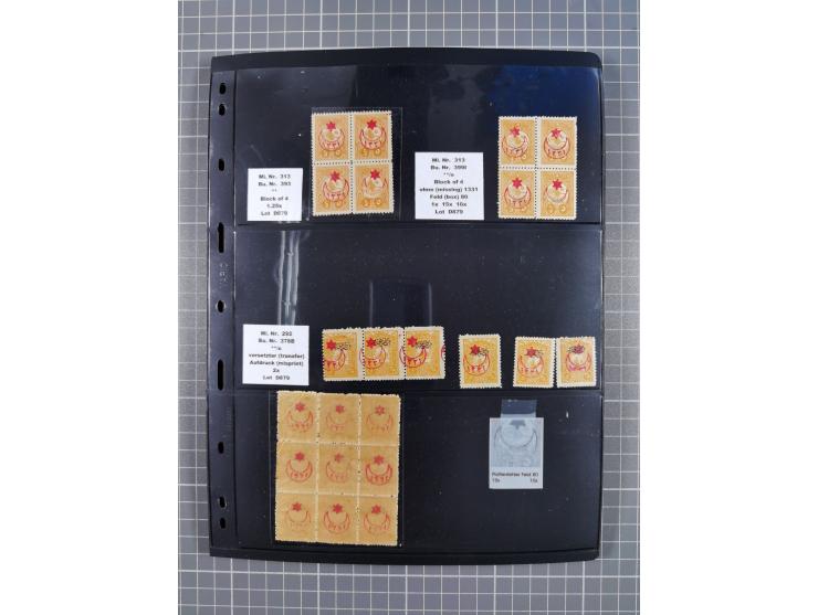 1863/1919, mostly unused and used collection incl. postage due stamps with three unused stamps Mi.-No. 1, many overprint issu