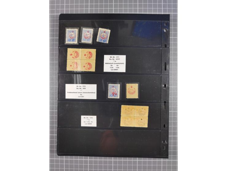 1863/1919, mostly unused and used collection incl. postage due stamps with three unused stamps Mi.-No. 1, many overprint issu