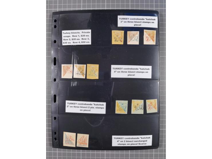 1863/1919, mostly unused and used collection incl. postage due stamps with three unused stamps Mi.-No. 1, many overprint issu