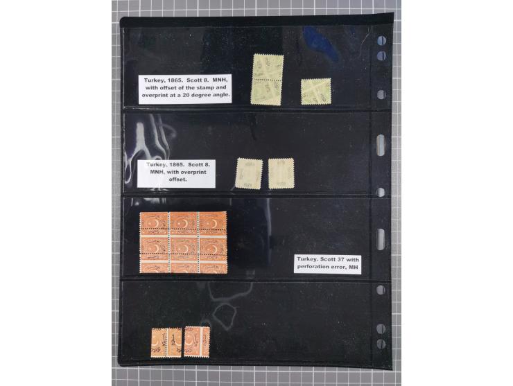 1863/1919, mostly unused and used collection incl. postage due stamps with three unused stamps Mi.-No. 1, many overprint issu