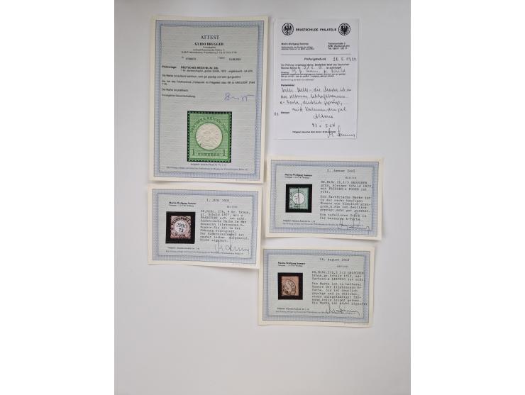 1872/1945, meist ungebraucht/postfrische und gestempelte Sammlung inkl. Dienstpost mit vielen besseren und kpl. Ausgaben. Dab