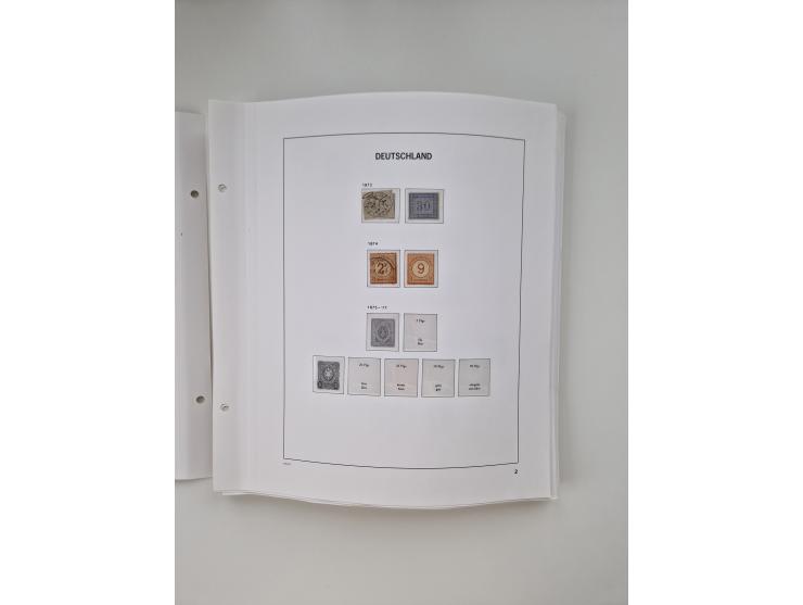 1872/1945, meist ungebraucht/postfrische und gestempelte Sammlung inkl. Dienstpost mit vielen besseren und kpl. Ausgaben. Dab