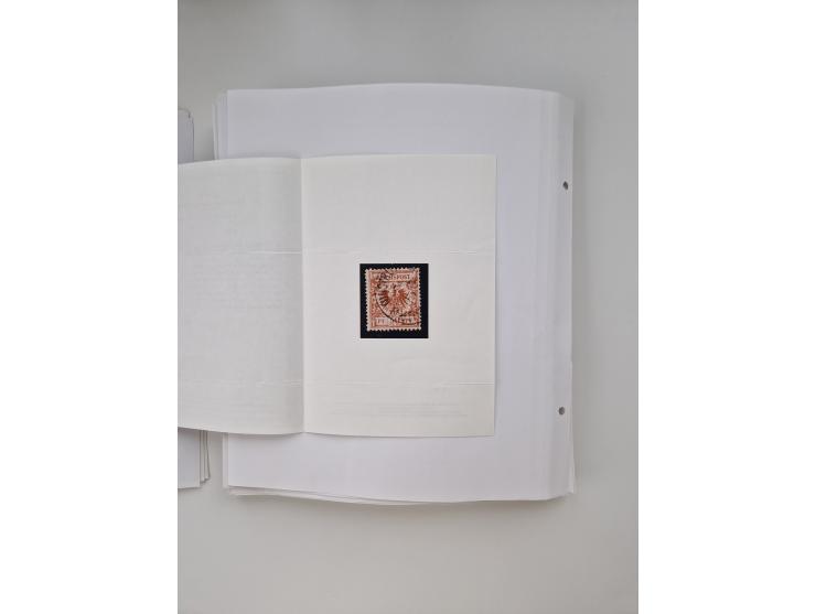 1872/1945, meist ungebraucht/postfrische und gestempelte Sammlung inkl. Dienstpost mit vielen besseren und kpl. Ausgaben. Dab