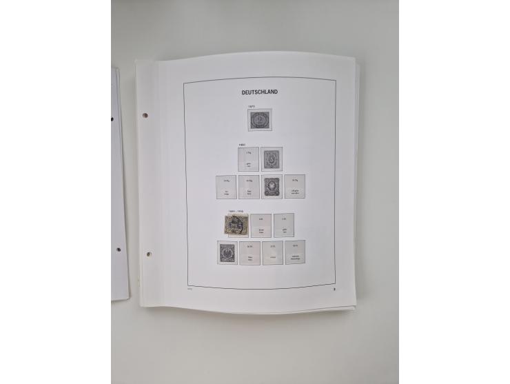 1872/1945, meist ungebraucht/postfrische und gestempelte Sammlung inkl. Dienstpost mit vielen besseren und kpl. Ausgaben. Dab