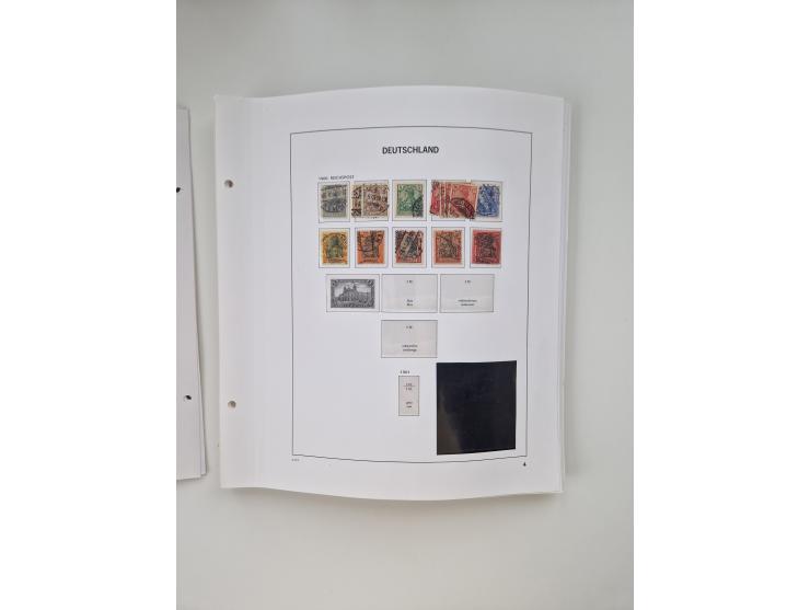 1872/1945, meist ungebraucht/postfrische und gestempelte Sammlung inkl. Dienstpost mit vielen besseren und kpl. Ausgaben. Dab