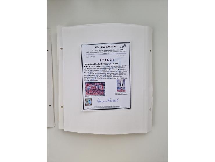 1872/1945, meist ungebraucht/postfrische und gestempelte Sammlung inkl. Dienstpost mit vielen besseren und kpl. Ausgaben. Dab