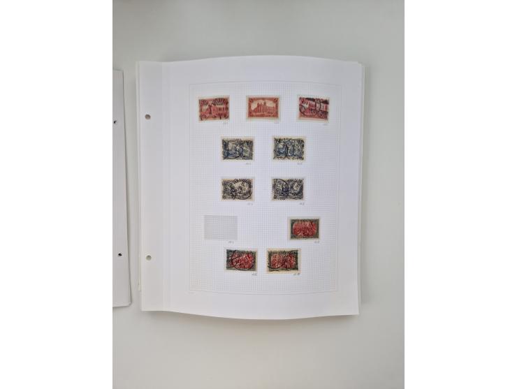 1872/1945, meist ungebraucht/postfrische und gestempelte Sammlung inkl. Dienstpost mit vielen besseren und kpl. Ausgaben. Dab
