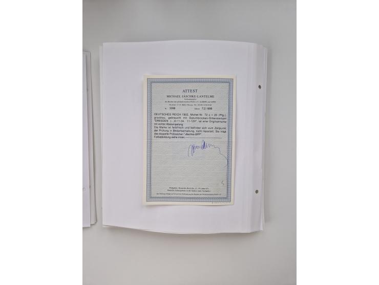 1872/1945, meist ungebraucht/postfrische und gestempelte Sammlung inkl. Dienstpost mit vielen besseren und kpl. Ausgaben. Dab