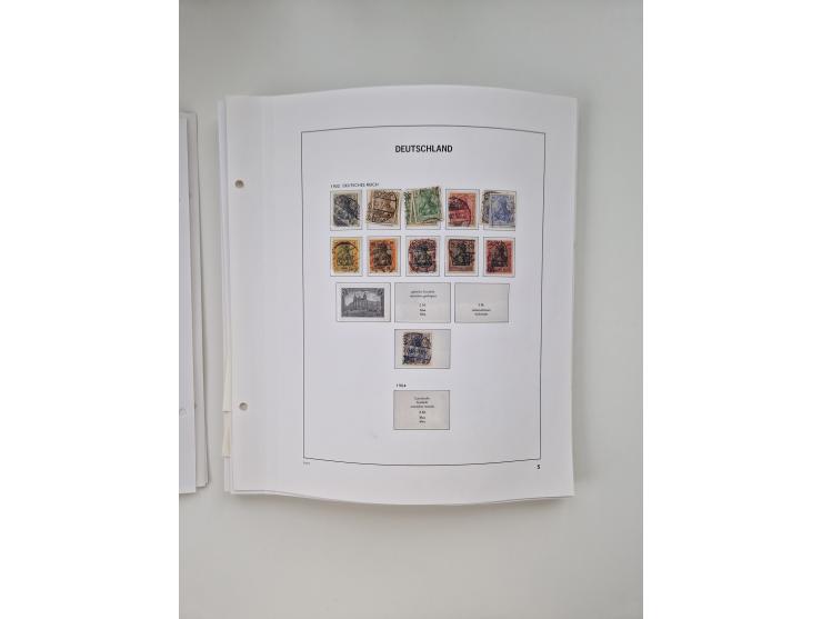1872/1945, meist ungebraucht/postfrische und gestempelte Sammlung inkl. Dienstpost mit vielen besseren und kpl. Ausgaben. Dab