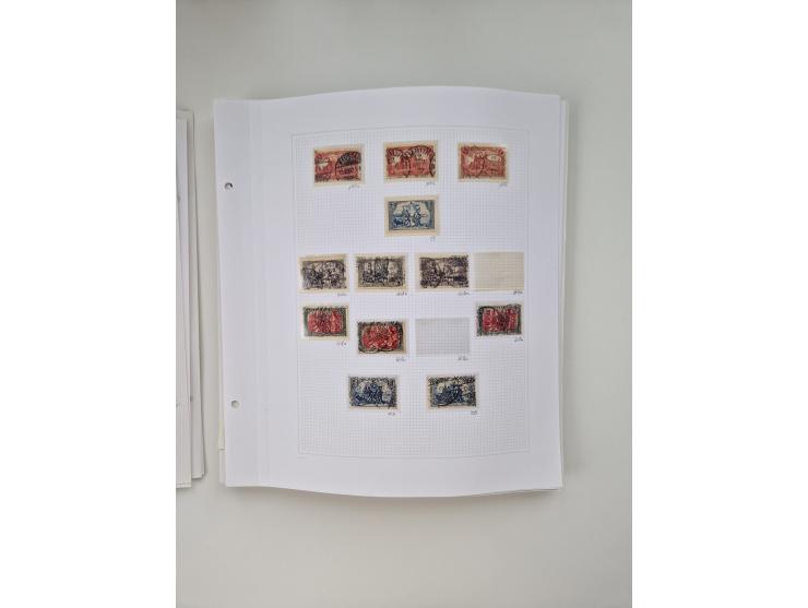 1872/1945, meist ungebraucht/postfrische und gestempelte Sammlung inkl. Dienstpost mit vielen besseren und kpl. Ausgaben. Dab