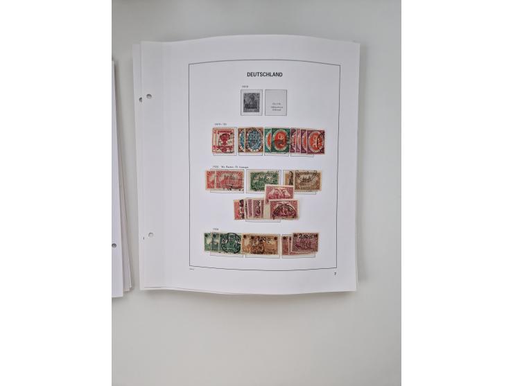 1872/1945, meist ungebraucht/postfrische und gestempelte Sammlung inkl. Dienstpost mit vielen besseren und kpl. Ausgaben. Dab