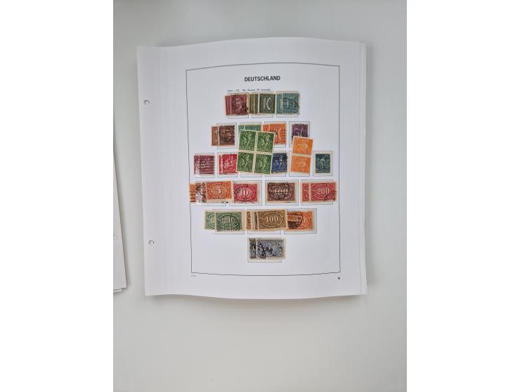 1872/1945, meist ungebraucht/postfrische und gestempelte Sammlung inkl. Dienstpost mit vielen besseren und kpl. Ausgaben. Dab