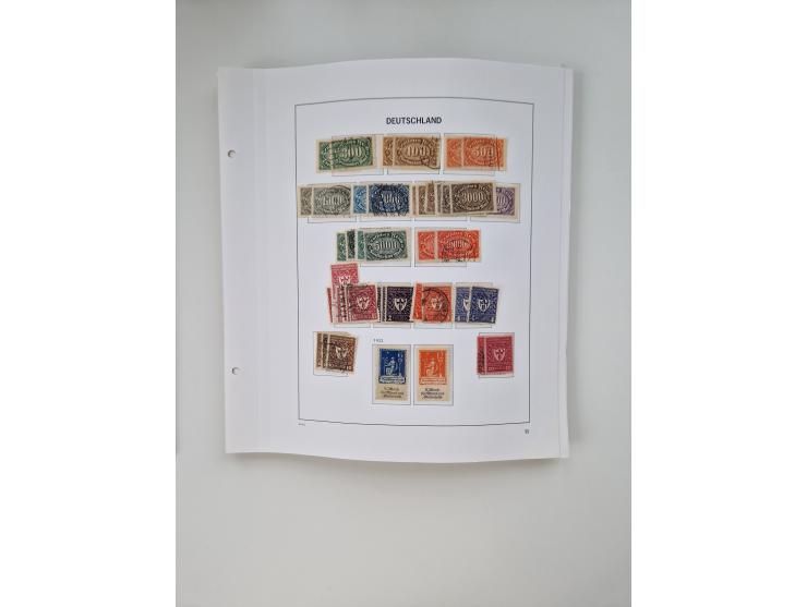 1872/1945, meist ungebraucht/postfrische und gestempelte Sammlung inkl. Dienstpost mit vielen besseren und kpl. Ausgaben. Dab