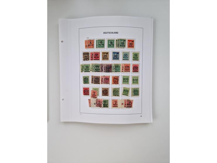 1872/1945, meist ungebraucht/postfrische und gestempelte Sammlung inkl. Dienstpost mit vielen besseren und kpl. Ausgaben. Dab