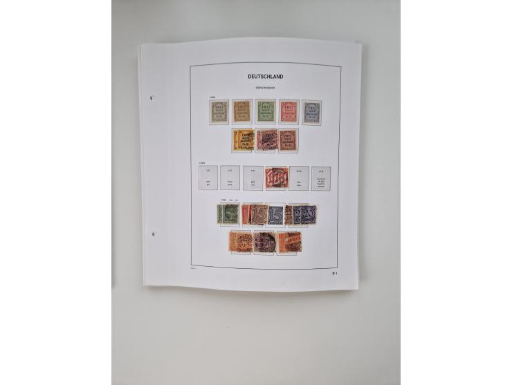 1872/1945, meist ungebraucht/postfrische und gestempelte Sammlung inkl. Dienstpost mit vielen besseren und kpl. Ausgaben. Dab